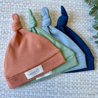 Set of 4 Evie Knotted Beanies - Boys