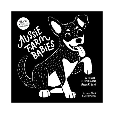 Aussies Farm Babies Black and White Book - Fauve + Co