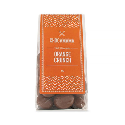 Chocamama Milk Chocolate Orange Crunch 125g - Fauve + Co