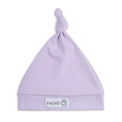 Evie Knotted Beanie Lilac - Fauve + Co