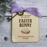 Personalised Easter Bunny Magic Key - Nest of Eggs - Fauve + Co