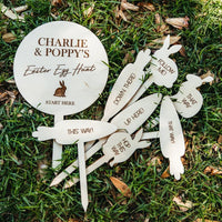 Personalised Easter Egg Hunt Signs - Bunny 1 - Fauve + Co