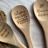 Personalised Mother's Day Wooden Spoon - Fauve + Co