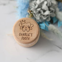 Personalised Tooth Fairy Box - Crown - Fauve + Co