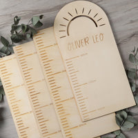 Timber Ruler Height Chart - Sunshine - Fauve + Co