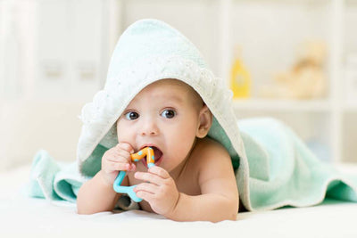 What helps a teething baby sleep?
