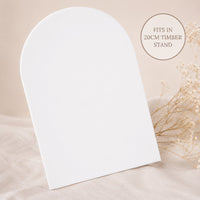 Acrylic Blank Arch - Fits 20cm Stand