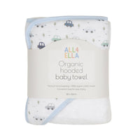 All4Ella Hooded Towel - Beep Beep