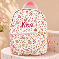 Australian Flora Personalised Backpack - Small