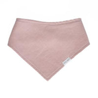 Bandana Dribble Bib Linen - Dusty Pink