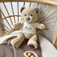 Personalised Banjo Teddy Bear - White