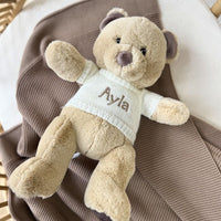 Personalised Banjo Teddy Bear - White