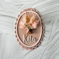 Bloom & Lace Name Plaque