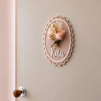 Bloom & Lace Name Plaque