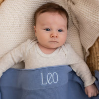 Blanket & Cuddles Bunny Gift Box - Dusty Blue (PRE-ORDER ETA 27/7)