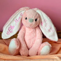 Personalised Cuddles Bunny - Birth Details