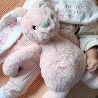 Personalised Cuddles Bunny - Birth Details