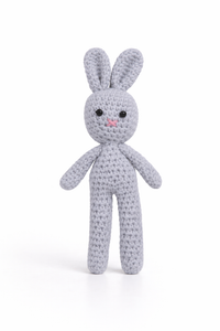 Lulu Crochet Bunny Grey