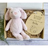 Easter Bunny Stop Here Keepsake Box - Pink