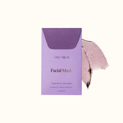 Stray Willow Facial Mask - Purple Berry