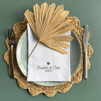 Heirloom Love Script Napkin Set – Set of 4