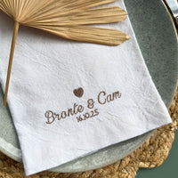 Heirloom Love Script Napkin Set – Set of 4