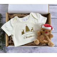 My First Christmas Romper Baby Gift Box