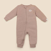 Lūmmi Organic Cotton Waffle Growsuit - Mocha