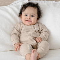 Lūmmi Organic Cotton Growsuit - Heather Grey