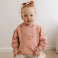 Personalised Organic Hoodie Salmon