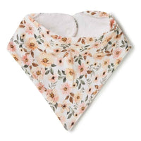 Snuggle Hunny Spring Floral Organic Dribble Bib