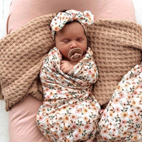 Snuggle Hunny Spring Floral Organic Muslin Wrap