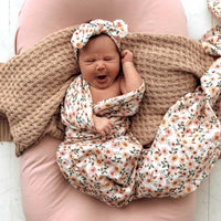 Snuggle Hunny Spring Floral Organic Muslin Wrap