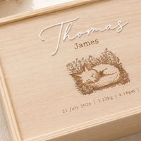 Baby Keepsake Box - Woodland