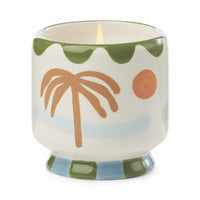 Adopo Palm Tree Ceramic Candle - Lush Palms - Fauve + Co
