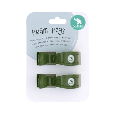 All4Ella Forest Green Pram Pegs 2 Pack - Fauve + Co