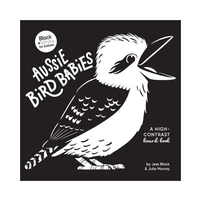 Aussies Bird Babies Black and White Book - Fauve + Co