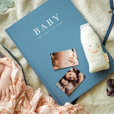 Baby Journal - Birth To Five Years BLUE - Fauve + Co