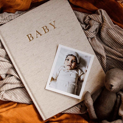 Baby Journal - Birth To Five Years OATMEAL - Fauve + Co