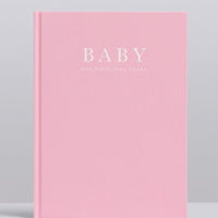 Baby Journal - Birth To Five Years PINK - Fauve + Co