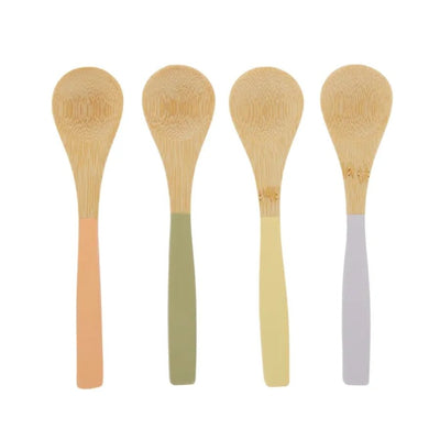 Bala S/4 Bamboo Spoons 3x12cm Pastel - Fauve + Co