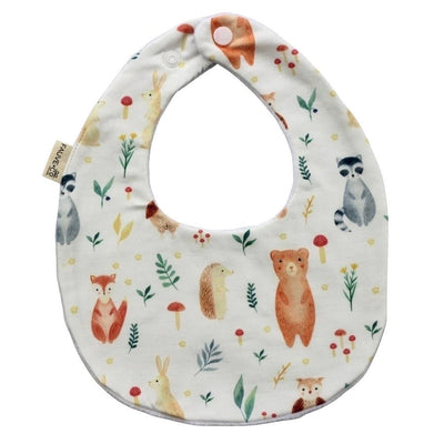 Bear and Friends Baby Bib - Fauve + Co