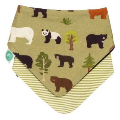 Bears Bandana Bib 2 Pack - Fauve + Co