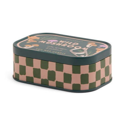 Bistro Tin Candle 4.5oz Mushroom - Wild Mushroom - Fauve + Co