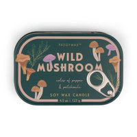 Bistro Tin Candle 4.5oz Mushroom - Wild Mushroom - Fauve + Co