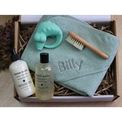 Bubble & Splash Bath Gift Box - Soft Green - Fauve + Co