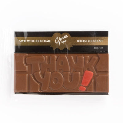 Charlotte Piper Thank You Chocolate Bar 40g - Fauve + Co