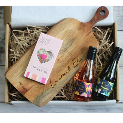 Cheeseboard Rosé & Bubbles Gift Box - Fauve + Co