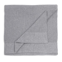 Cotton Knit Baby Blanket Grey - Fauve + Co