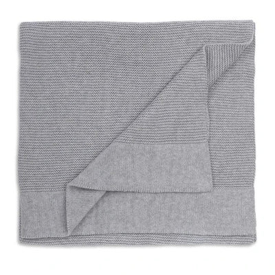 Cotton Knit Baby Blanket Grey - Fauve + Co